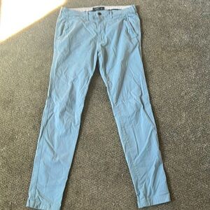 Abercrombie & Fitch A&F Super Skinny Men’s 32x34 Light Blue Chino Pants